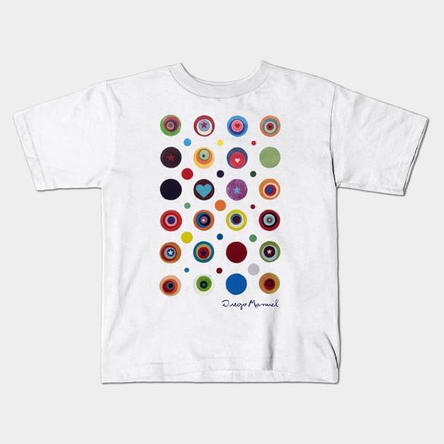Composition nº 21 Kids T-Shirt by diegomanuel